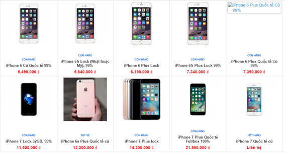 Rẻ hơn cả 4 - 5 triệu đồng, iPhone 7 khóa mạng trở thành “hàng hiếm” - Ảnh 1.