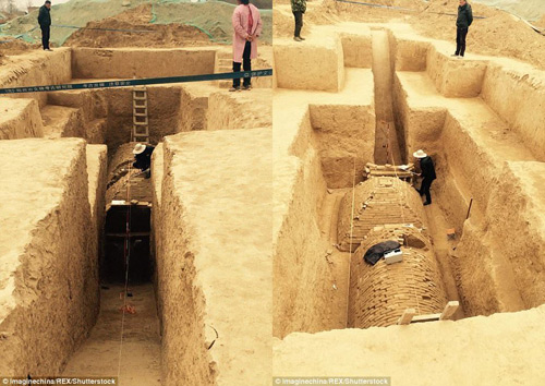 Phát hiện ngôi mộ hình kim tự tháp bí ẩn ở Trung Quốc - Ảnh 4.