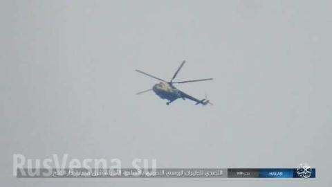  Khoảnh khắc IS nỗ lực bắn hạ Mi-8 Nga - Ảnh 1.