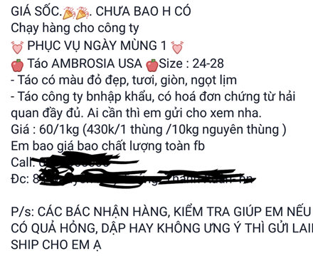 Nghi ngại táo Mỹ giá chỉ 44 nghìn đồng/kg - Ảnh 1.