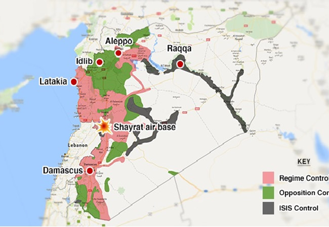 Bộ tư lệnh CENTCOM Mỹ nói gì về cuộc tập kích tên lửa vào Syria? - Ảnh 1.