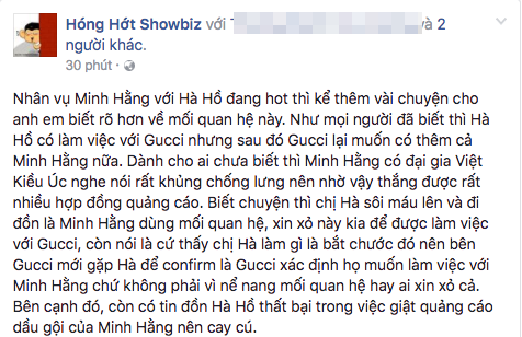 Đại diện Gucci từ chối trả lời về tin đồn Minh Hằng - Hà Hồ có chuyện giành giật hợp đồng - Ảnh 2.