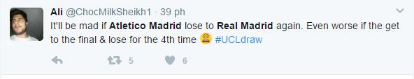 CĐV đội ơn Chúa trời vì... Real Madrid gặp Atletico Madrid ở Bán kết Champions League - Ảnh 1.