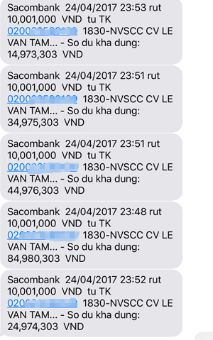 Khách báo mất 94 triệu trong tài khoản, Sacombank đã xử lý theo cách không thể tuyệt vời hơn: Hoàn tiền cho khách trước, điều tra sau! - Ảnh 1.