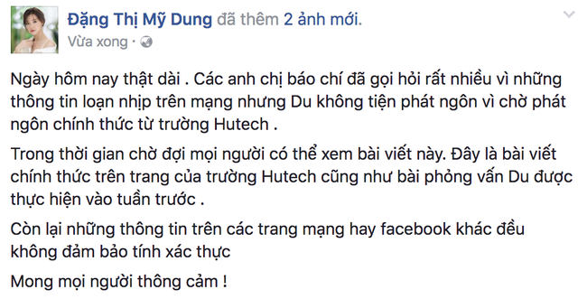 Midu chính thức lên tiếng giữa ồn ào giảng viên - trợ giảng của trường Hutech - Ảnh 1.