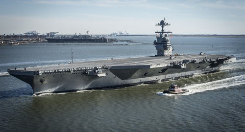 Tổng thống Trump nổi giận về công nghệ của siêu tàu sân bay USS Gerald Ford - Ảnh 1.