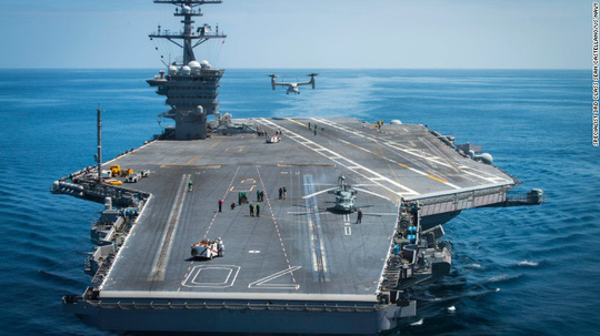 Tàu sân bay Mỹ USS Ronald Reagan áp sát Triều Tiên - Ảnh 1.