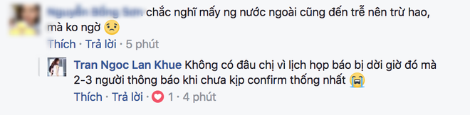 Lan Khuê lên tiếng sau lùm xùm đi trễ họp báo gần 2 tiếng! - Ảnh 2.