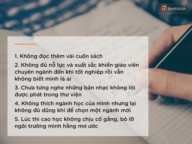 Tốt nghiệp rồi, ai cũng có cho mình một vài điều tiếc nuối... - Ảnh 1.