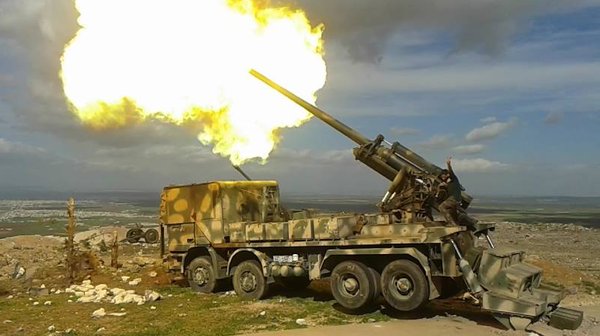 Syria độ lại pháo M-46 có từ 60 năm trước thành vũ khí hiện đại diệt IS - Ảnh 1.