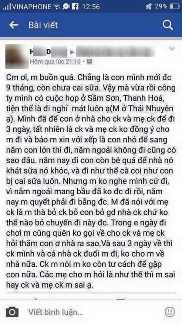 Tuyên bố bỏ chồng được chứ không bỏ du lịch cơ quan, mẹ để con 9 tháng khát sữa, tung tăng đi chơi 3 ngày - Ảnh 2.