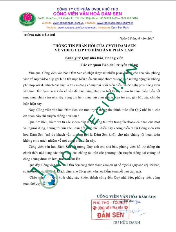 4 cô gái mặc hở hang múa phản cảm trước mặt trẻ em: Phía công viên VH Đầm Sen nói gì? - Ảnh 1.