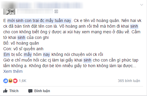 Những lần xin tên đầy nước mắt của các ông bố, bà mẹ - Ảnh 1.