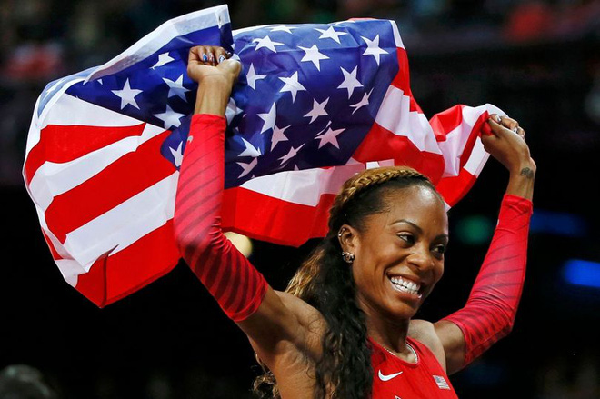 Sao điền kinh Mỹ phá thai 2 tuần trước Olympic vẫn giành Huy chương vàng - Ảnh 2.