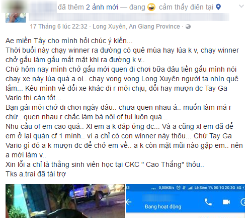 Chê bạn trai quê mùa vì đi xe số, cô gái bị bỏ rơi tại quán cà phê trong lần đầu hẹn hò - Ảnh 1.