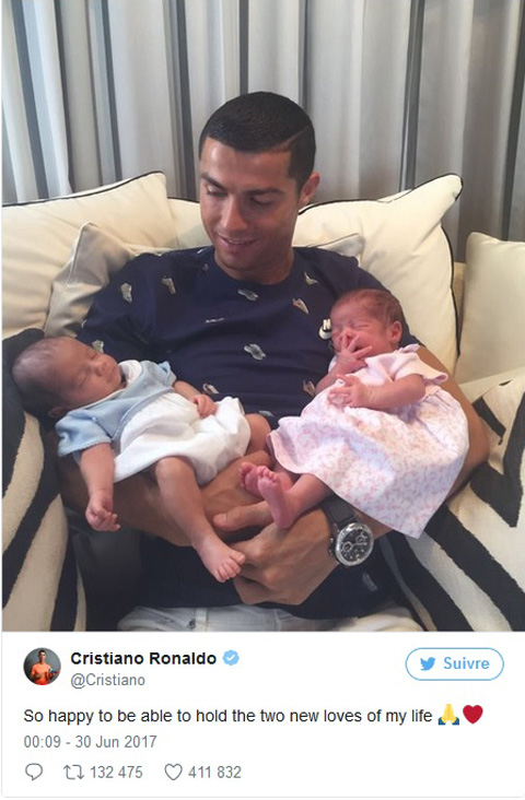 Ronaldo đã mất bao tiền để có cặp song sinh một trai, một gái? Người mẹ là ai? - Ảnh 1.