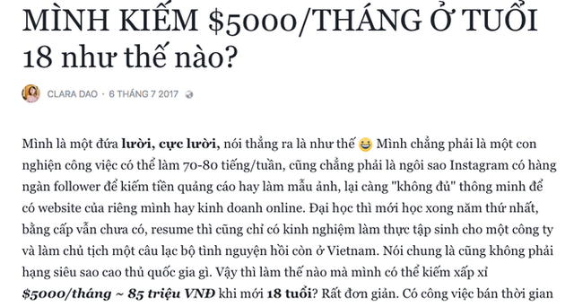 Tranh cãi xoay quanh câu chuyện nữ du học sinh Việt 18 tuổi kiếm 5000$/tháng nhờ làm thêm - Ảnh 1.