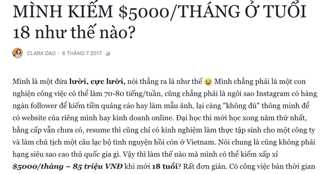  Tranh cãi xoay quanh câu chuyện nữ du học sinh Việt 18 tuổi kiếm 5000$/tháng nhờ làm thêm - Ảnh 1.