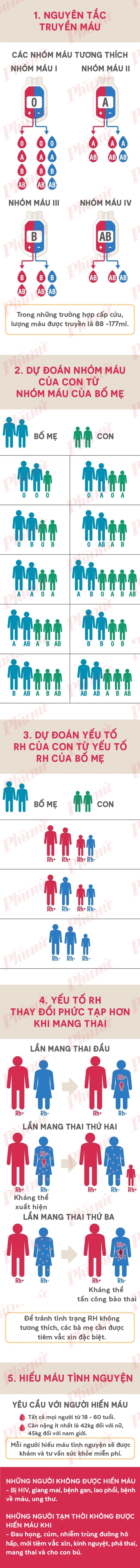 Dự đoán nhóm máu của con từ nhóm máu bố mẹ - Ảnh 1.