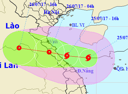 Tin mới nhất về bão số 4 sẽ đổ bộ vào nước ta trong hôm nay - Ảnh 1.