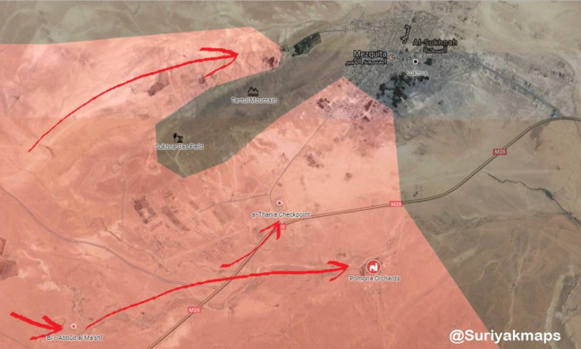 Nga yểm trợ, quân đội Syria siết chặt vòng vây cứ điểm IS - Ảnh 1.