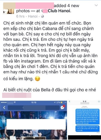 Hotgirl đình đám Hà thành bị tố tổ chức sinh nhật hoành tráng, đốt 14 triệu ở quán bar rồi quỵt nợ? - Ảnh 1.