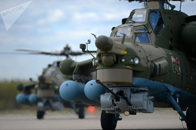 Nga thử lửa “thợ săn đêm” Mi-28 mới trên chiến trường Syria - Ảnh 1.