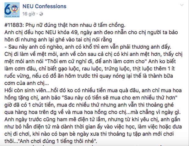 Hạnh phúc kể chuyện có chồng hoàn hảo, người vợ đã nói 1 câu khiến ai cũng ngưỡng mộ - Ảnh 1.