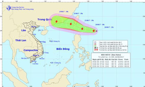 Xuất hiện bão giật cấp 10 gần biển Đông - Ảnh 1.