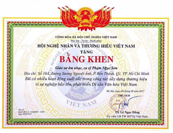 Lộ đơn đăng ký xin vào Hội nghệ nhân và thương hiệu VN của Ngọc Sơn - Ảnh 2.