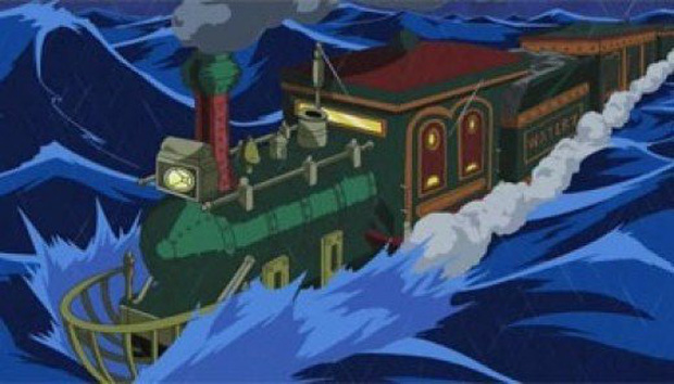 Cận cảnh tàu hỏa chạy xuyên biển - công trình vĩ đại của người Đức giống hệt như One Piece - Ảnh 1.
