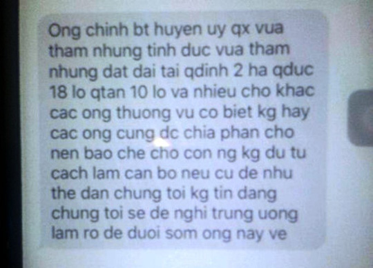 Bị điều chuyển, bí thư xã vu khống lãnh đạo huyện vào khách sạn với nữ cán bộ - Ảnh 1.