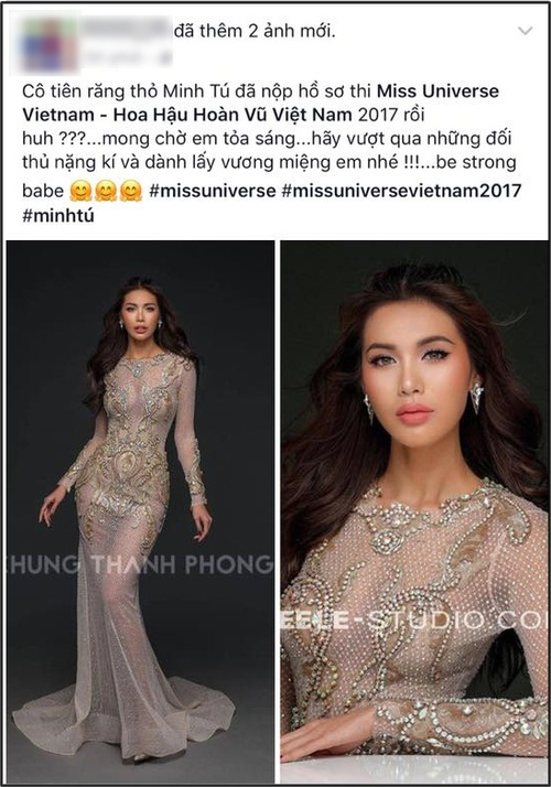 Sau bao lần úp mở, cuối cùng Minh Tú đã nộp hồ sơ dự thi Hoa hậu Hoàn vũ Việt Nam 2017? - Ảnh 1.