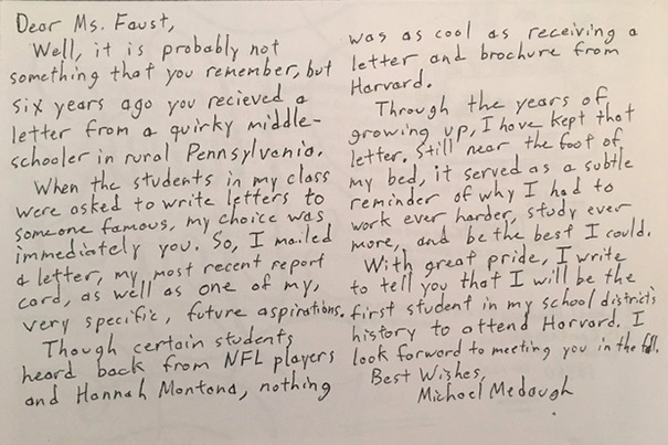Nam sinh trúng tuyển Harvard sau 6 năm viết bức thư gửi hiệu trưởng - Ảnh 2.