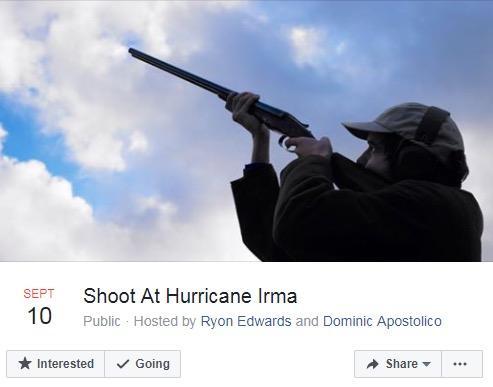  Dân Mỹ chán nản lên facebook kêu gọi bắn hạ siêu bão Irma  - Ảnh 1.