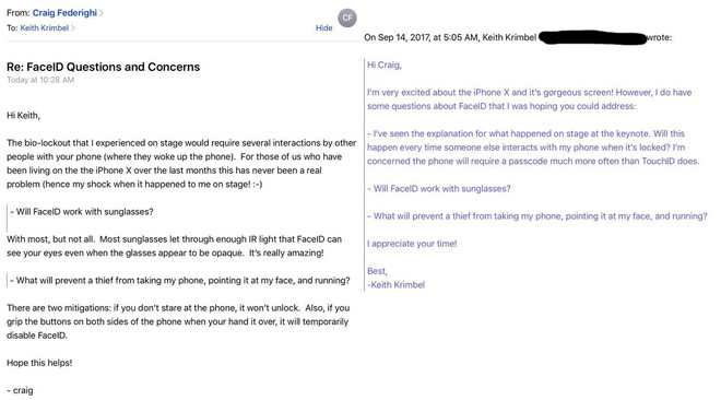 Phó Chủ tịch Apple gợi ý cách xử lý khi chẳng may bị trộm mở khóa iPhone X bằng khuôn mặt của người dùng - Ảnh 2.