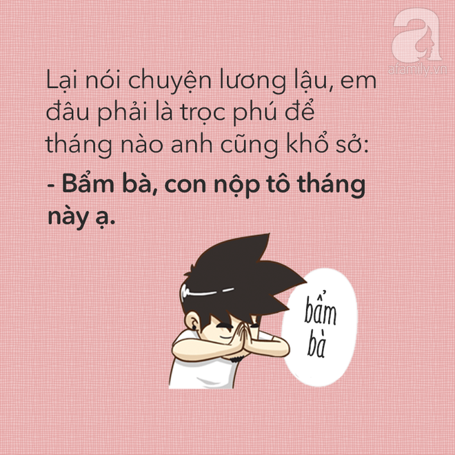  Cuối tháng nộp lương cho vợ, chồng các chị có nói câu gì bá đạo như thế này không? - Ảnh 2.