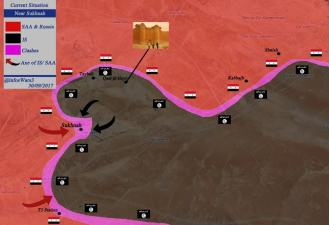 IS cản bước quân Syria giúp người Kurd chiếm mỏ dầu Deir Ezzor - Ảnh 1.