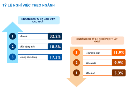 Ngành nào tại Việt Nam có tỷ lệ nghỉ việc cao nhất? - Ảnh 1.