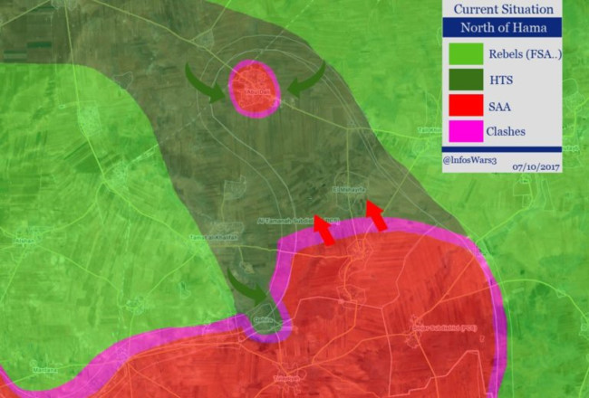 Hàng loạt phiến quân Al-Qaeda Syria đền mạng trước quân Assad tại Hama - Ảnh 1.