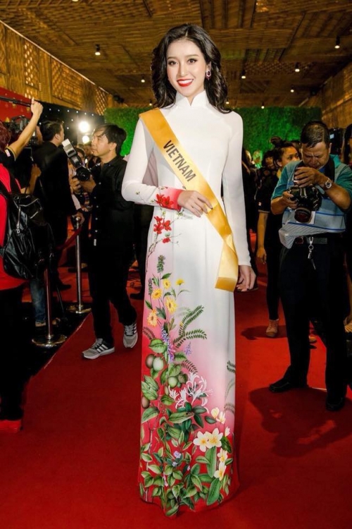 Á hậu Huyền My lên tiếng về gu thời trang gây tranh cãi tại Miss Grand International 2017 - Ảnh 2.