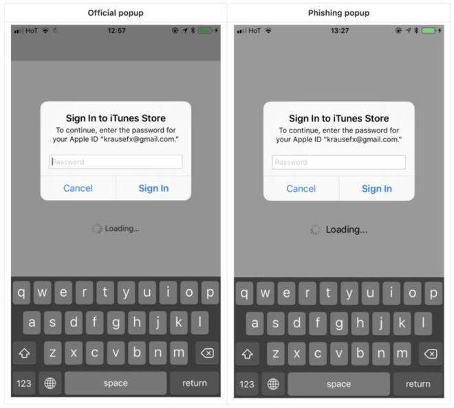 Hacker giả mạo box đăng nhập trên iOS để lấy cắp mật khẩu - thủ đoạn mới cực kỳ tinh vi - Ảnh 2.