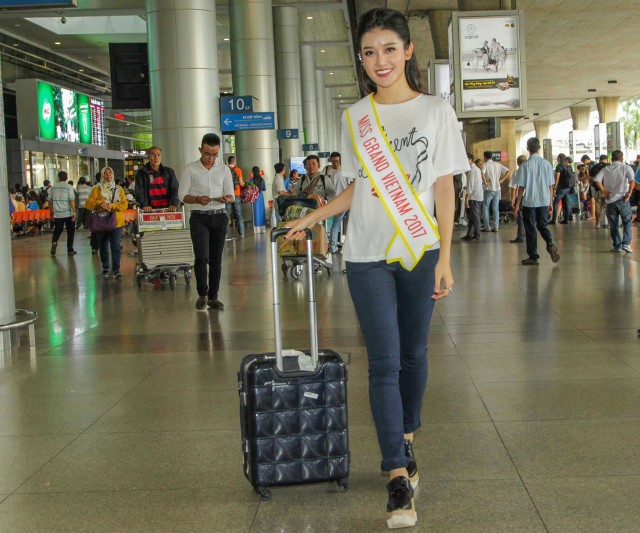 Hành trình thoát mác hot girl của Huyền My tại Miss Grand International 2017 - Ảnh 1.