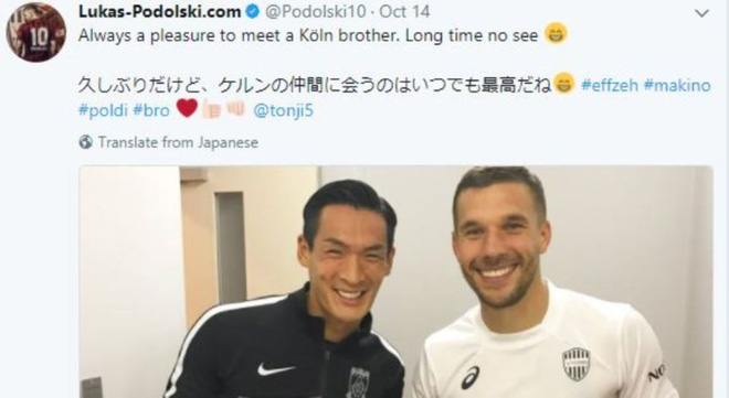 Podolski thích… Nhật thắng Trung Quốc - Ảnh 1.