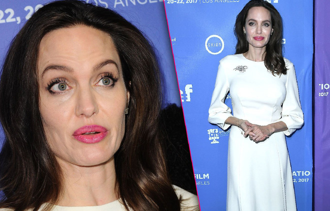 Sánh bước bên 2 con gái, Angelina Jolie lộ thân hình gầy gò đến báo động - Ảnh 2.