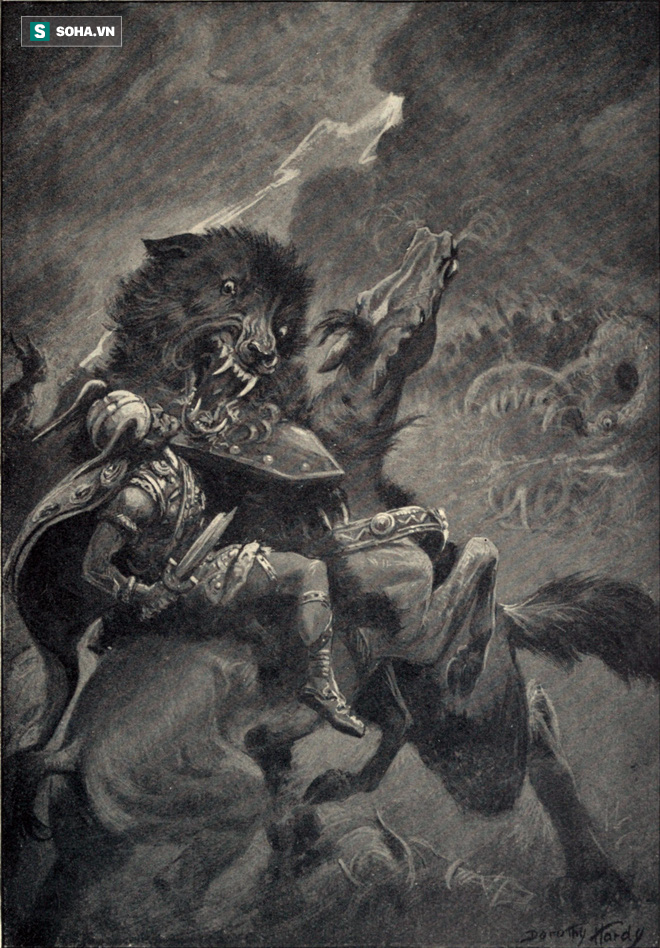 Sói Fenrir: Con quái vật khổng lồ nuốt chửng cả thần tối cao Odin trong Ragnarok - Ảnh 4.