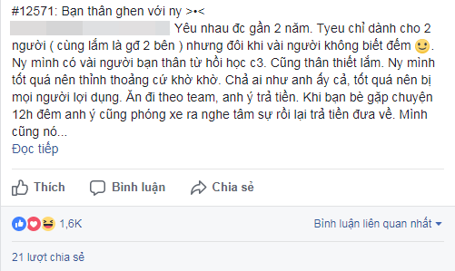 Cô gái trẻ ấm ức tố hội bạn thân vô duyên của người yêu, vừa giỏi lợi dụng vừa xúi giục bạn chia tay - Ảnh 1.