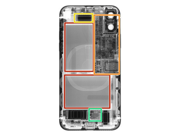 iFixit mổ bụng iPhone X: lần đầu tiên xuất hiện bảng mạch gập đôi và pin kép, cụm camera phức tạp chưa từng thấy - Ảnh 2.