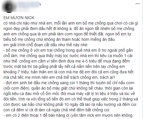 Bi hài nàng dâu sa vào gia đình tham lam: mẹ chồng hay đòi, em chồng hay xin, chị chồng nhờ mua không trả tiền - Ảnh 1.