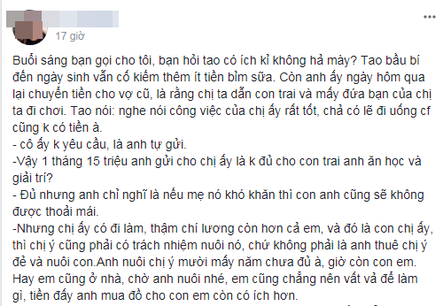 Vợ hai đang bầu tố chồng đưa mình 5 triệu mà chu cấp cho vợ cũ 15 triệu, hội chị em tranh cãi nảy lửa - Ảnh 1.